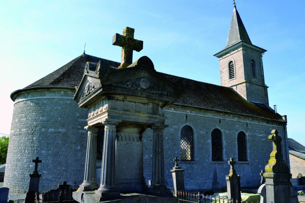 L’église Saint-Barthélemy, rebâtie en 1845-1847.