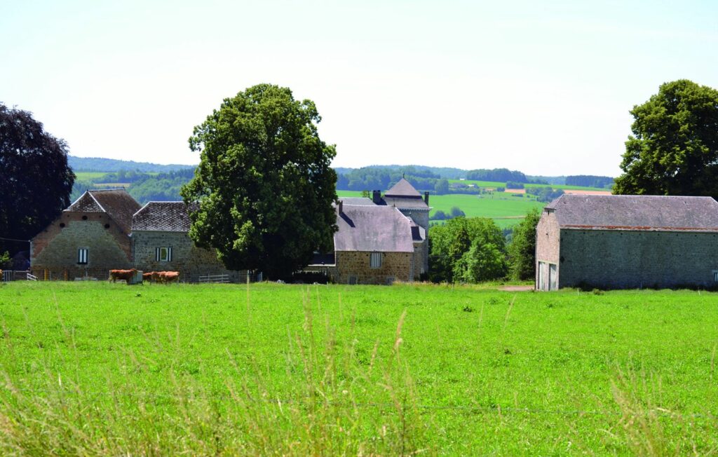 Vue arrière de la Moyenne Cense.