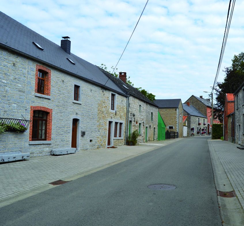 La rue du Centre aujourd’hui.